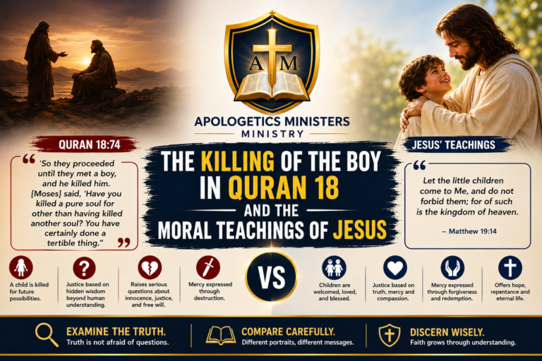 THE KILLING OF THE BOY IN QURAN 18 AND THE MORAL TEACHINGS OF JESUS