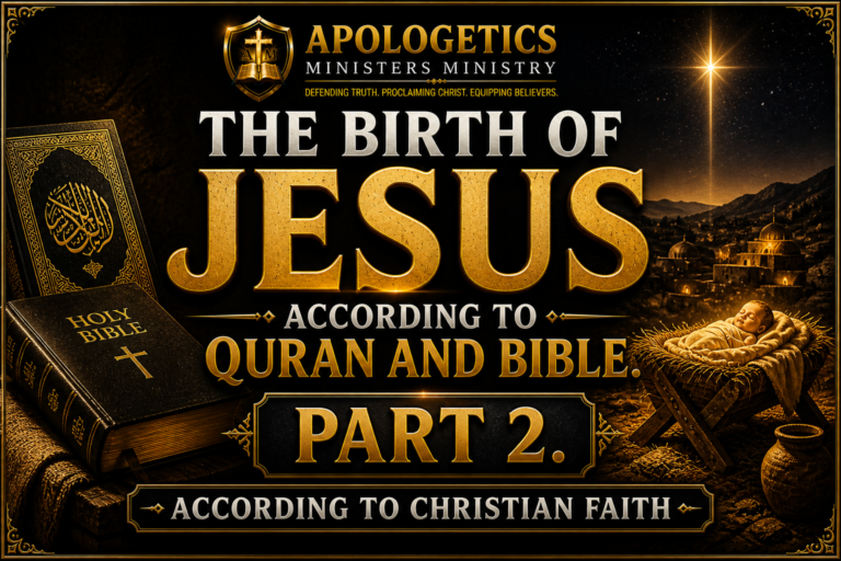 THE BIRTH OF JESUS ACCORDING TO QURAN AND BIBLE. PART 2.
