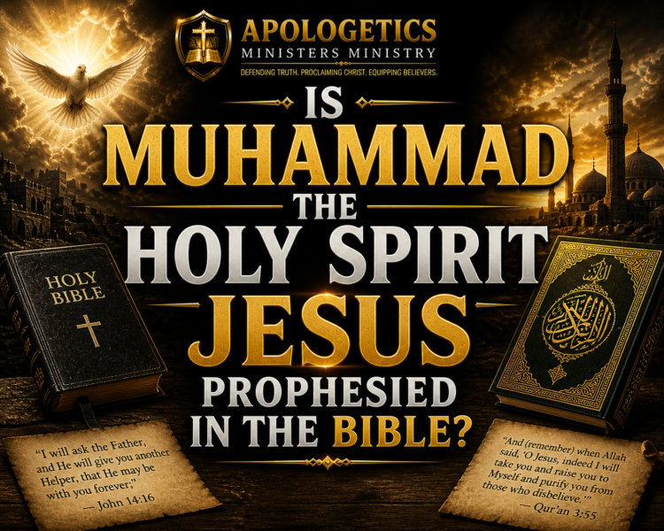 IS MUHAMMAD THE HOLY SPIRIT JESUS PROPHESIED IN THE BIBLE?