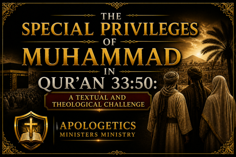 THE SPECIAL PRIVILEGES OF MUHAMMAD IN QUR’AN 33:50: A TEXTUAL AND THEOLOGICAL CHALLENGE