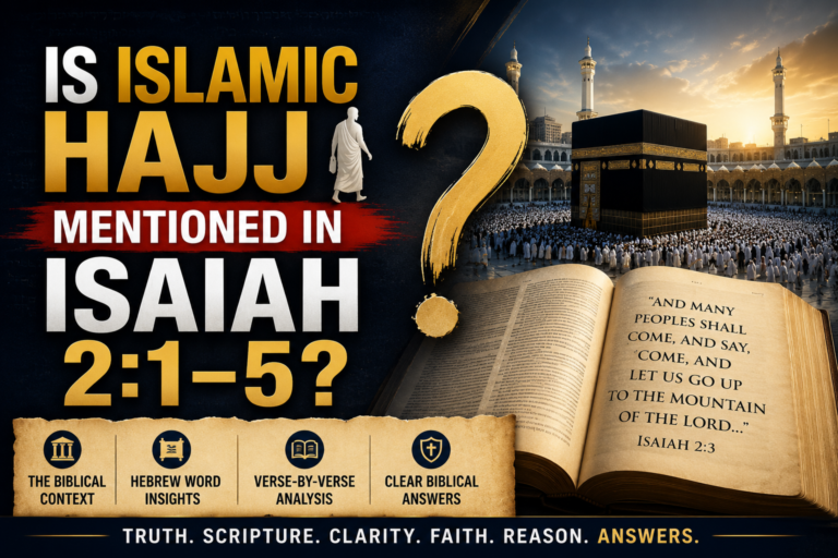 IS ISLAMIC HAJJ MENTIONED IN ISAIAH 2:1–5?